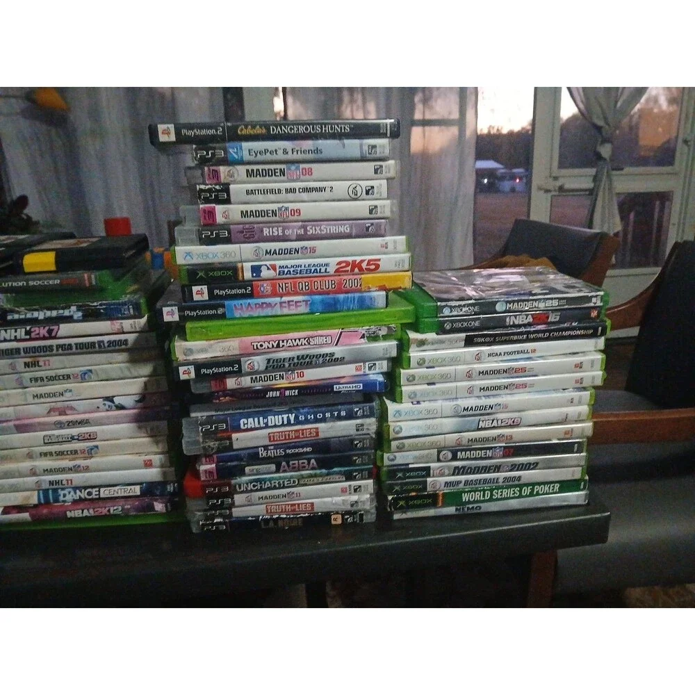 video games Playstation 1 2 3 And 4, Xbox Xbox 360 And Xbox One, Sega And More